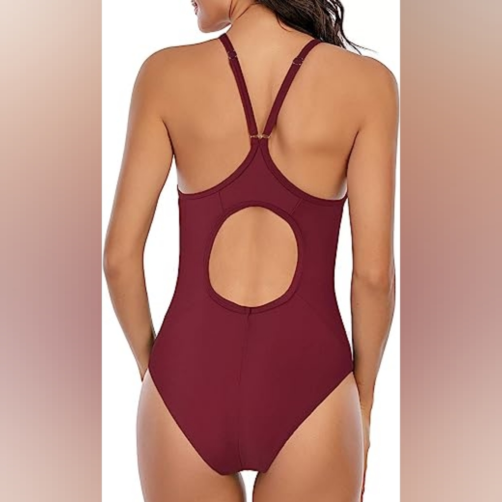 NWT One Piece Athletic Swimsuit/Bathing Suit for Women and Teens/Juniors - Picture 4 of 10